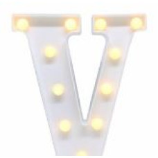 Letra Luminosa V - 002260